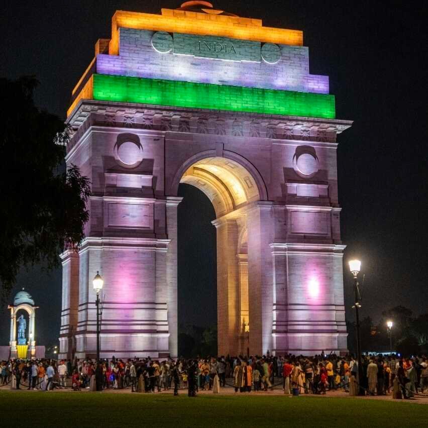 India Gate at Night